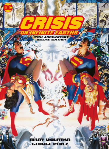Crisis on Infinite Earths: 35th Anniversary Deluxe Edition book cover by Marv Wolfman