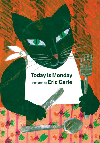 Today Is Monday board book book cover by Eric Carle