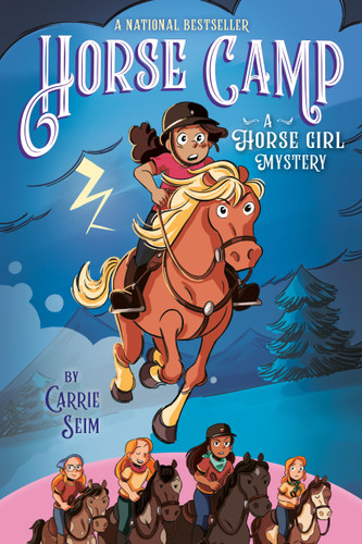 Horse Camp: A Horse Girl Mystery (Horse Girl) book cover by Carrie Seim