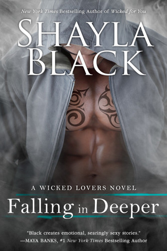 Falling in Deeper (A Wicked Lovers Novel) book cover by Shayla Black
