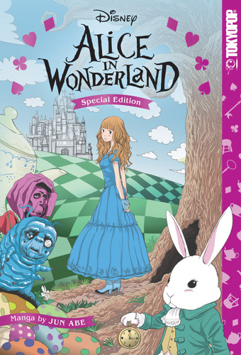 Disney Manga Alice in Wonderland: Special Edition (Hardcover) book cover by Jun Abe