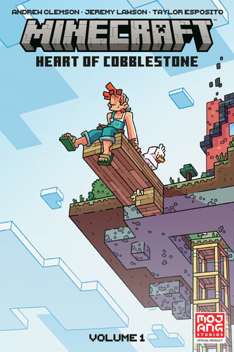Minecraft: Heart of Cobblestone Volume 1 (Minecraft) book cover by Andrew Clemson