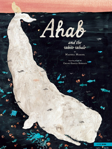 Ahab and the White Whale book cover by Manuel Marsol