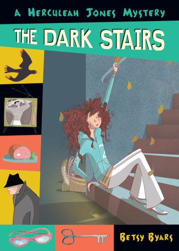 The Dark Stairs (Herculeah Jones Mystery) book cover by Betsy Byars