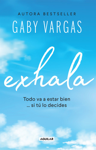Exhala / Exhale book cover by Gaby Vargas