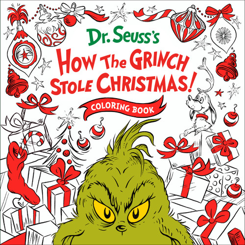 How the Grinch Stole Christmas! Coloring Book (Dr. Seuss Coloring Books for Adults and Kids) book cover by Random House