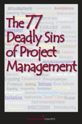 The 77 Deadly Sins of Project Management book cover by Management Concepts Press