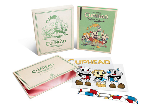 The Art of Cuphead: The Delicious Last Course (Deluxe Edition) book cover by Studio MDHR