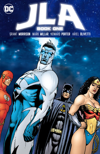 JLA Book One book cover by Grant Morrison, Mark Millar