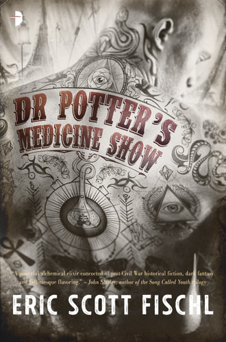 Dr. Potter's Medicine Show book cover by Eric Scott Fischl
