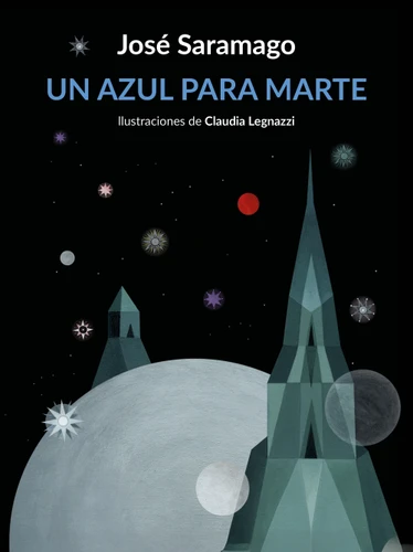 Un azul para Marte / Some Blue for the Red Planet book cover by José Saramago