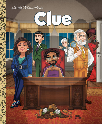 Clue (Hasbro) (Little Golden Book) book cover by Megan Roth