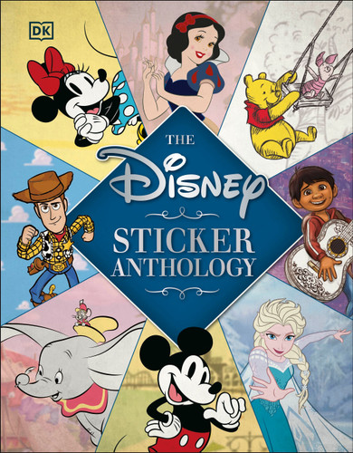 The Disney Sticker Anthology (DK Sticker Anthology) book cover by DK