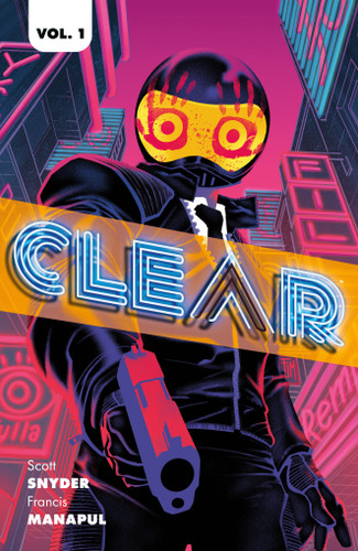 Clear book cover by Scott Snyder