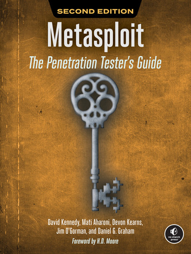 Metasploit, 2nd Edition book cover by David Kennedy, Mati Aharoni, Devon Kearns, Jim O'Gorman, Daniel G. Graham