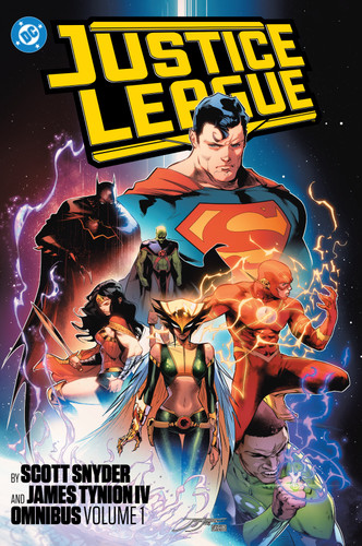 Justice League by Scott Snyder and James Tynion IV Omnibus Vol. 1 book cover by Scott Snyder