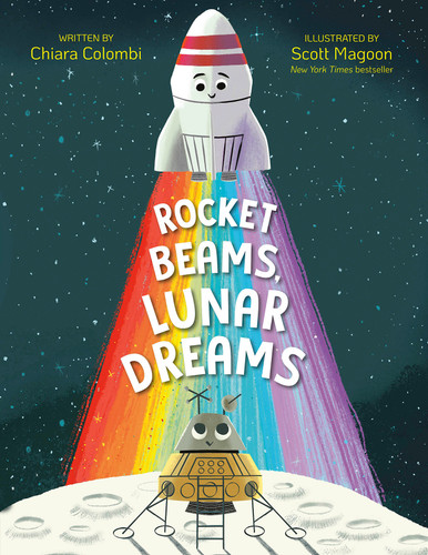 Rocket Beams, Lunar Dreams (The Rocket Ship Series) book cover by Chiara Colombi