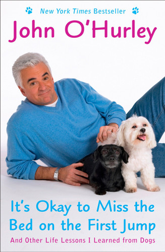 It's Okay to Miss the Bed on the First Jump: And Other Life Lessons I Learned from Dogs book cover by John O'Hurley