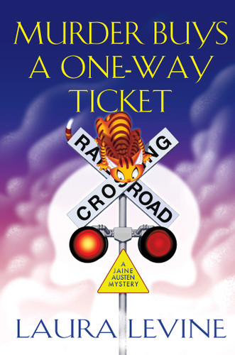 Murder Buys a One-Way Ticket (A Jaine Austen Mystery) book cover by Laura Levine