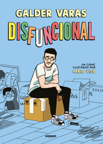 Disfuncional / Dysfunctional book cover by Galder Varas