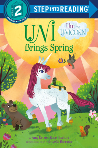 Uni Brings Spring (Uni the Unicorn) (Step into Reading, Step 2) book cover by Amy Krouse Rosenthal
