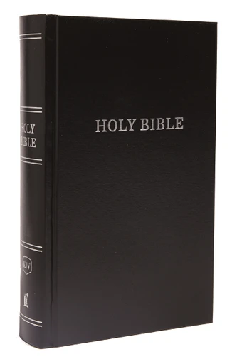 KJV, Pew Bible, Hardcover, Black, Red Letter, Comfort Print: Holy Bible, King James Version book cover by Zondervan