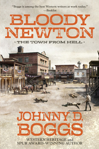 Bloody Newton book cover by Johnny D. Boggs