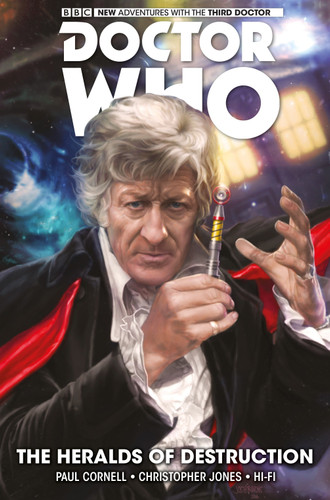 Doctor Who: The Third Doctor: The Heralds of Destruction (Doctor Who: The Third Doctor) book cover by Paul Cornell