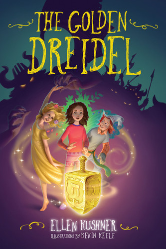 The Golden Dreidel book cover by Ellen Kushner
