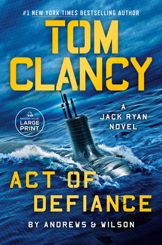 Tom Clancy Act of Defiance (A Jack Ryan Novel) book cover by Brian Andrews, Jeffrey Wilson