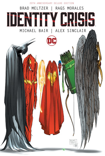 Identity Crisis 20th Anniversary Deluxe Edition book cover by Brad Meltzer