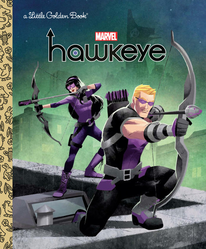 Hawkeye Little Golden Book (Marvel: Hawkeye) (Little Golden Book) book cover by Christy Webster