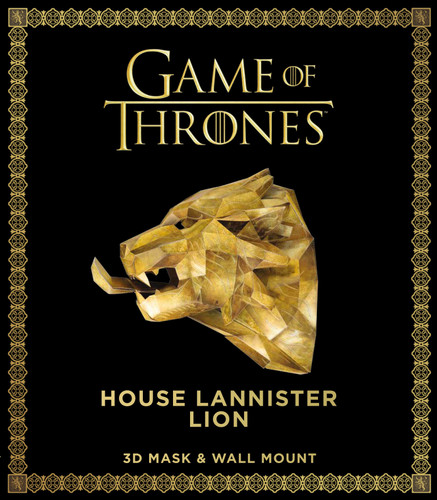 Game of Thrones Mask: House Lannister Lion (3D Mask & Wall Mount) book cover by Wintercroft