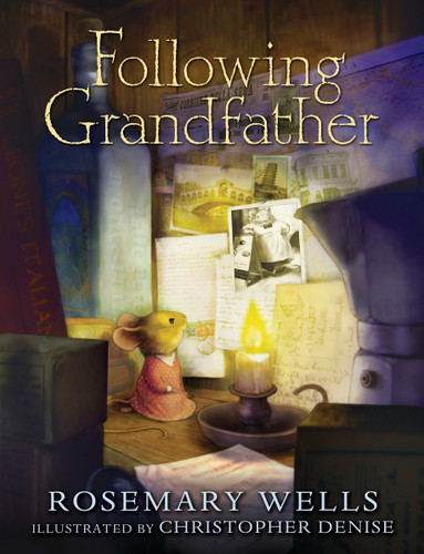 Following Grandfather book cover by Rosemary Wells