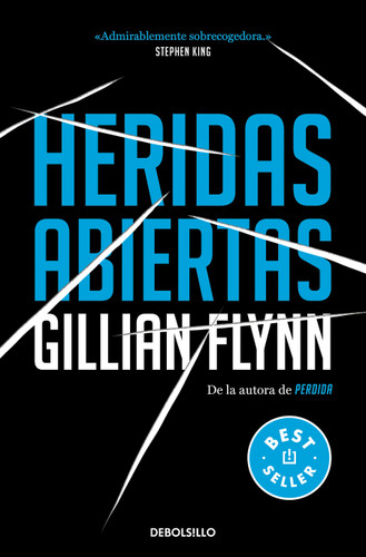 Heridas abiertas / Sharp Objects book cover by Gyllian Flynn