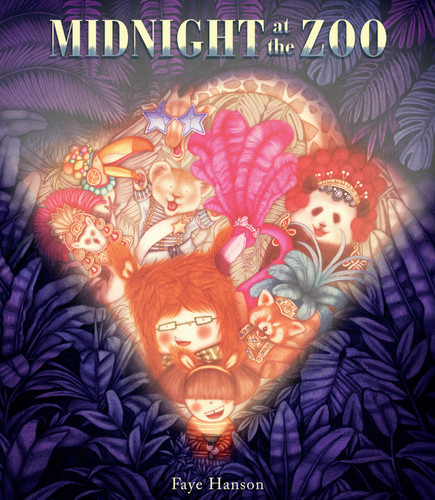 Midnight at the Zoo book cover by Faye Hanson