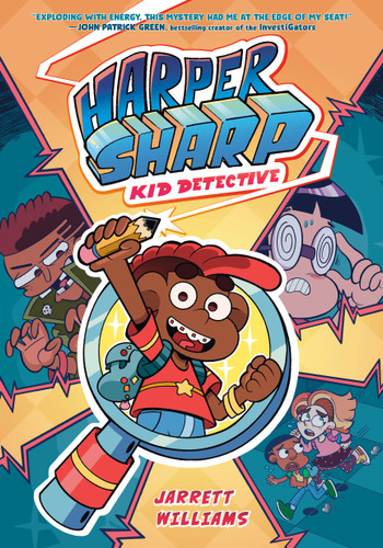 Harper Sharp: Kid Detective: (A Graphic Novel) (HARPER SHARP) book cover by Jarrett Williams