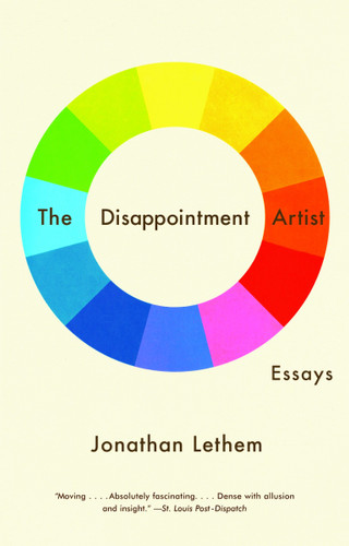 The Disappointment Artist: Essays (Vintage Contemporaries) book cover by Jonathan Lethem