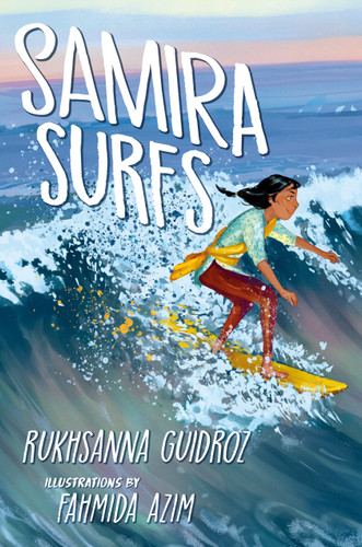 Samira Surfs book cover by Rukhsanna Guidroz