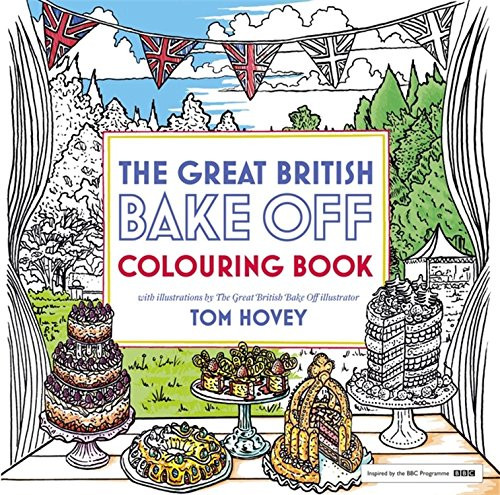Great British Bake Off Colouring Book Cover