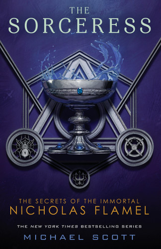The Sorceress (The Secrets of the Immortal Nicholas Flamel) book cover by Michael Scott