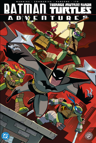 Batman/Teenage Mutant Ninja Turtles Adventures book cover by Matthew K. Manning