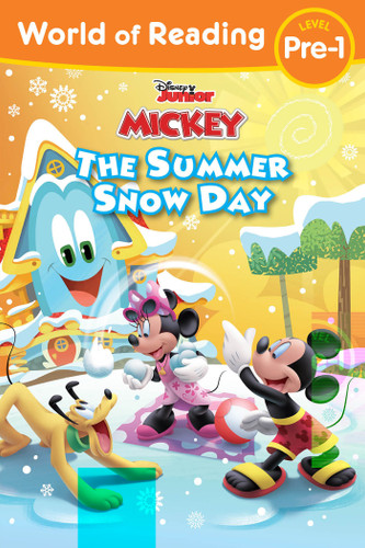 World of Reading: Mickey Mouse Funhouse: The Summer Snow Day (World of Reading) book cover by Disney Books