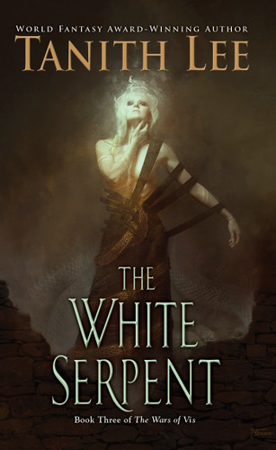 The White Serpent (Wars of Vis) book cover by Tanith Lee