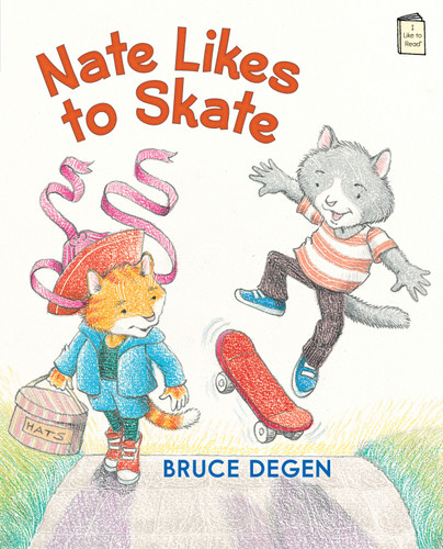 Nate Likes to Skate (I Like to Read) book cover by Bruce Degen