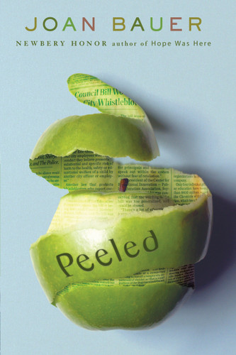 Peeled book cover by Joan Bauer