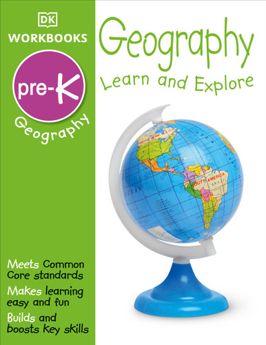 DK Workbooks: Geography Pre-K: Learn and Explore (DK Workbooks) book cover by DK