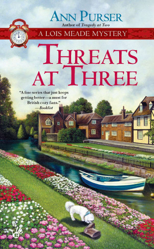 Threats at Three (Lois Meade Mystery) book cover by Ann Purser