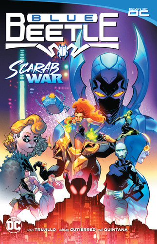 Blue Beetle Vol. 1: Scarab War! book cover by Josh Trujillo