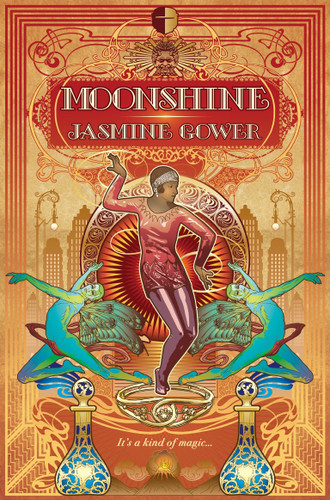 Moonshine book cover by Jasmine Gower